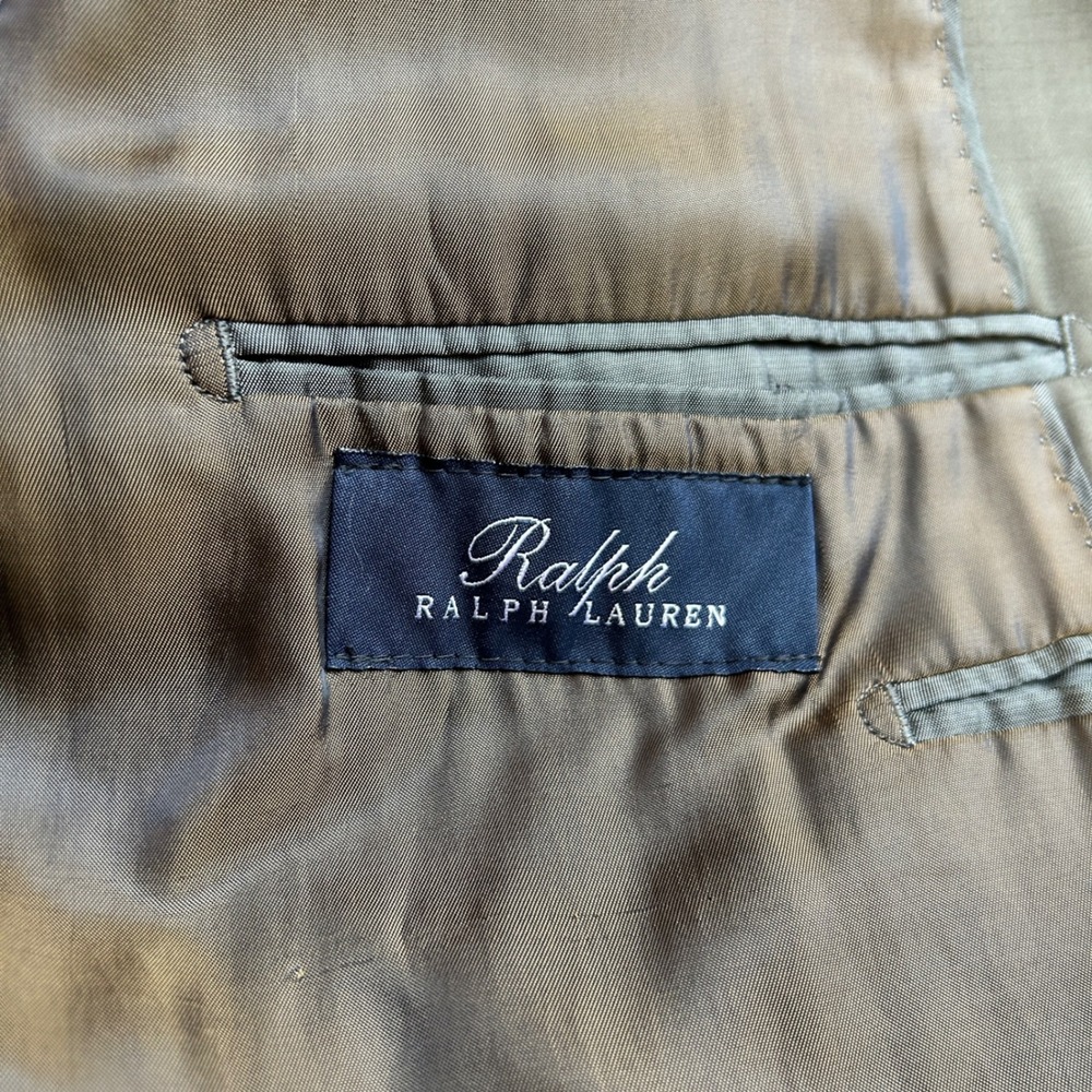 Ralph Lauren Dillard's Men's 44L Gray 100% Wool Blazer Coat Sport Suit Jacket - Picture 4 of 7